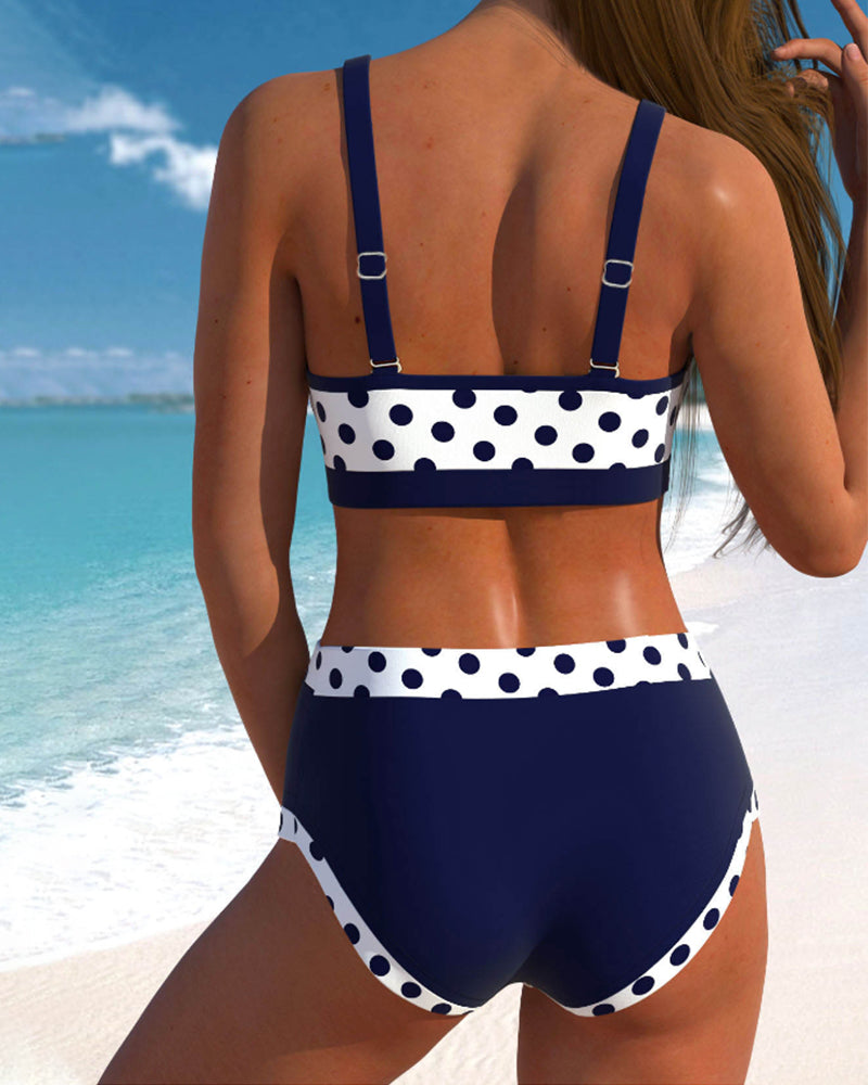 Samira | Yüksek Bel Puantiye Bikini