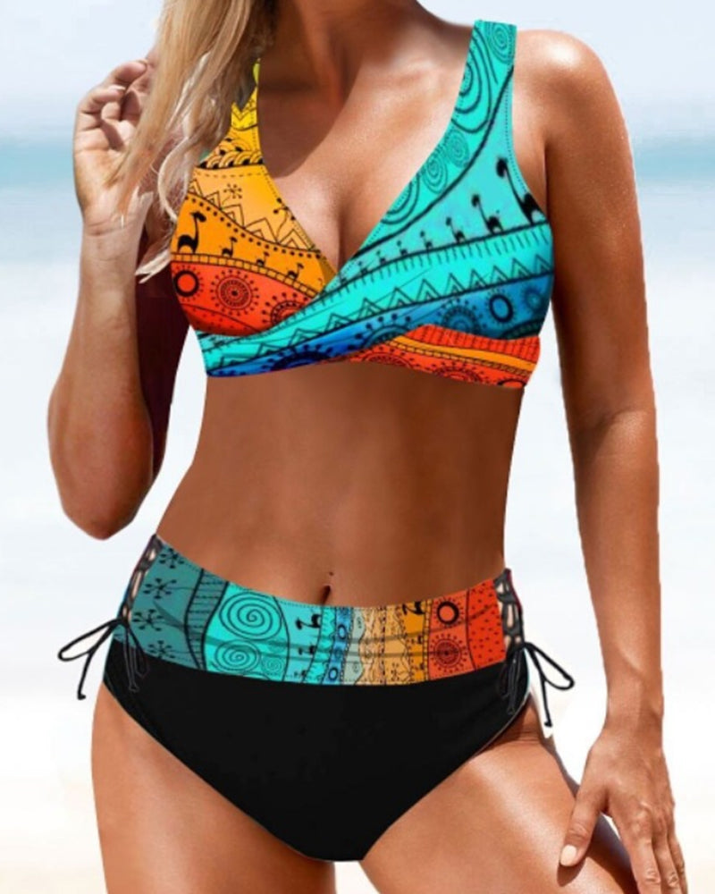 Tilda | Renkli Desenli Bikini