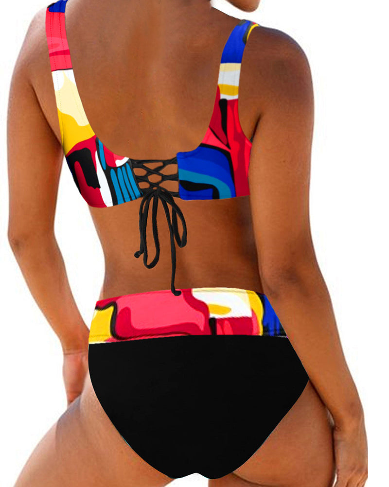 Tilda | Renkli Desenli Bikini
