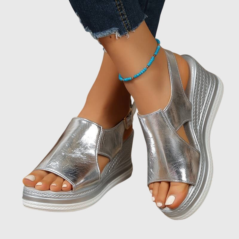 Veronica – Metalik Sandaletler