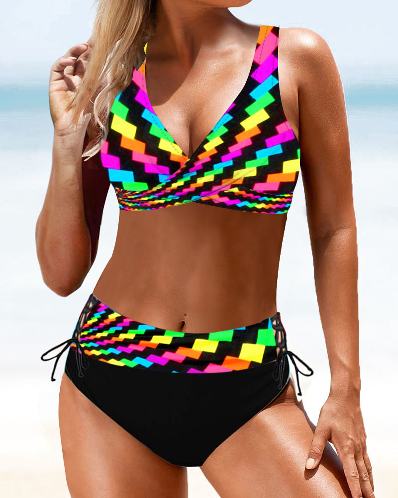 Tilda | Renkli Desenli Bikini