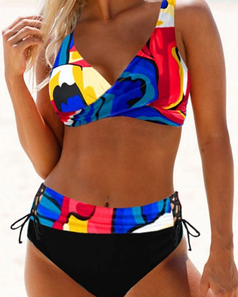 Tilda | Renkli Desenli Bikini