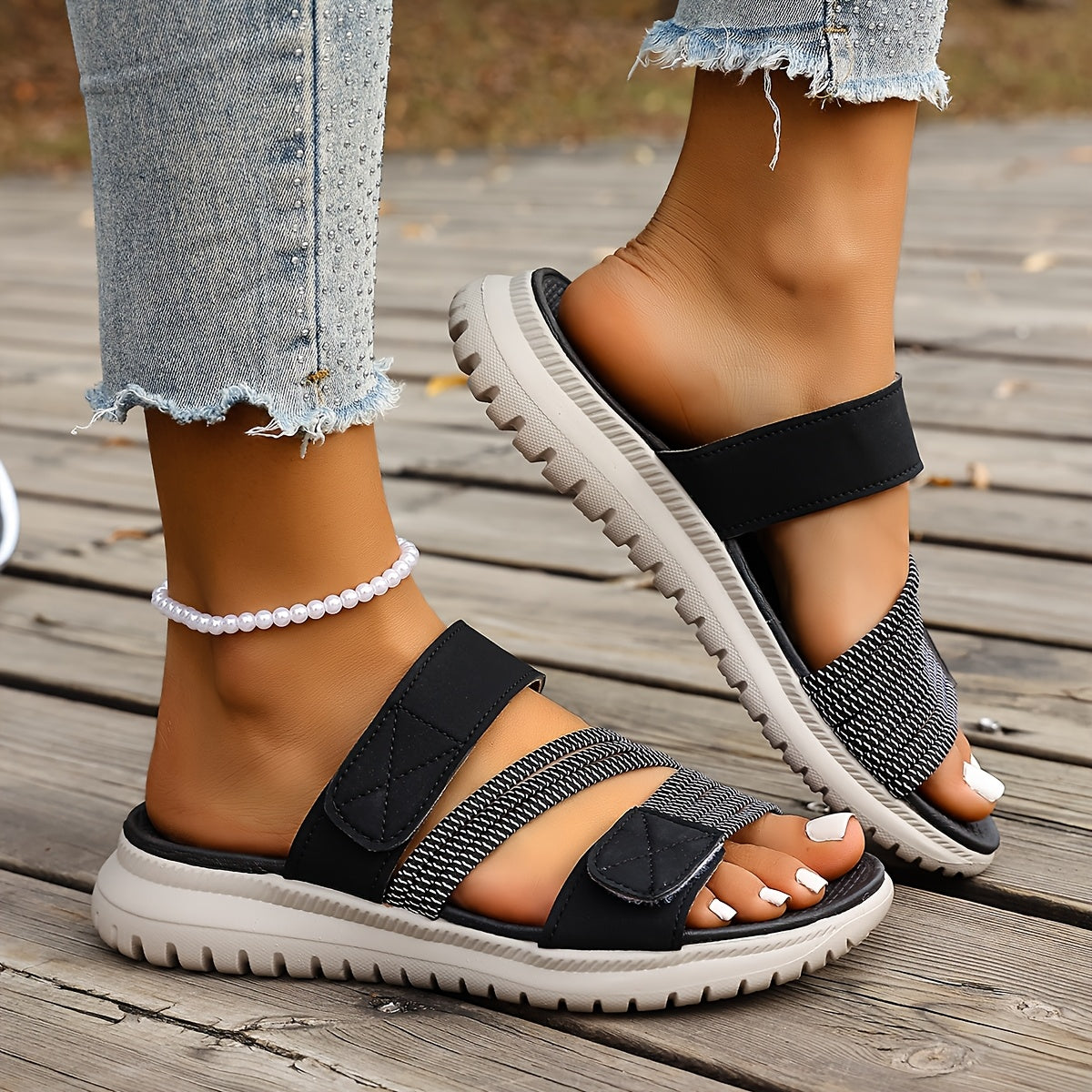 Marvella | Ayarlanabilir Kayışlı Sandaletler