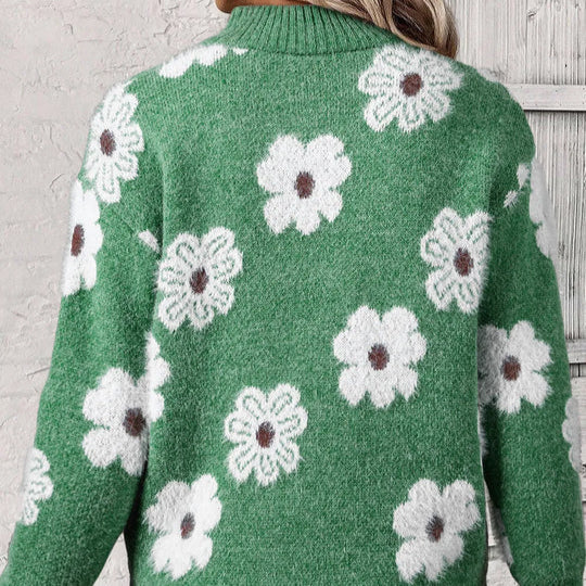 Bloom | Tröja med dragkedja