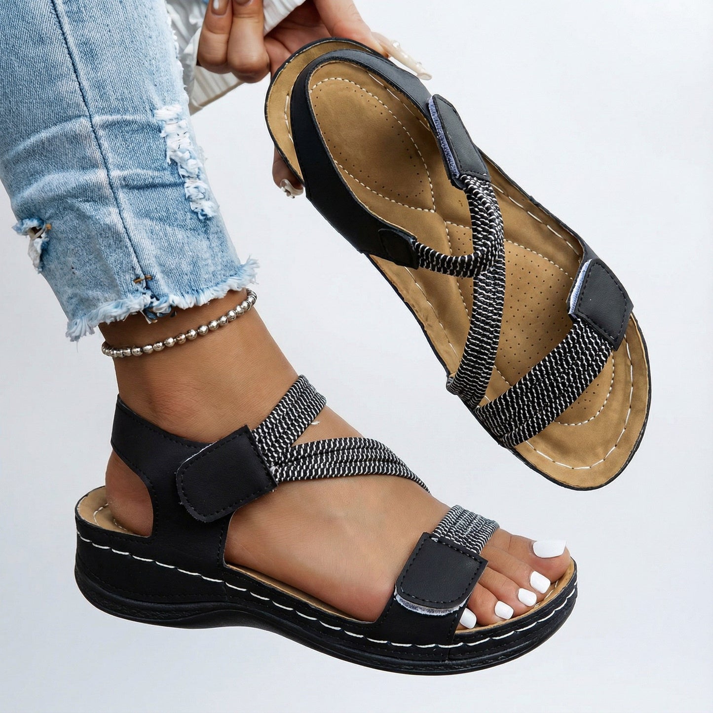 Juanita – Velcro Tabanlı Sandaletler