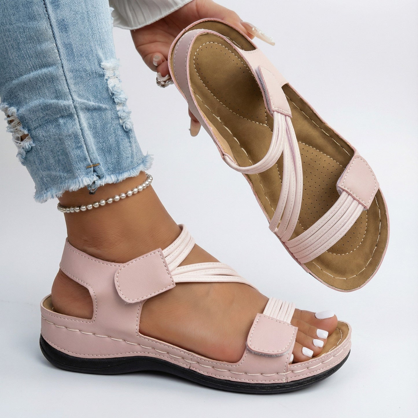 Juanita – Velcro Tabanlı Sandaletler