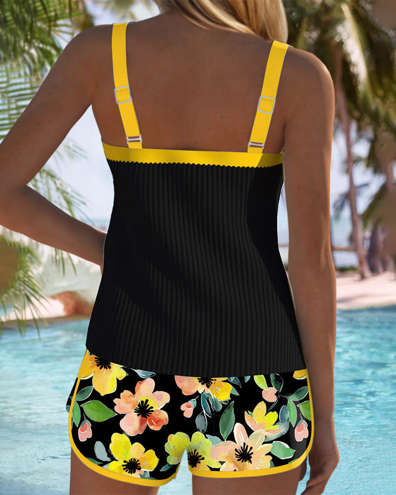 Janina | İki Parçalı Plaj Tankini Seti