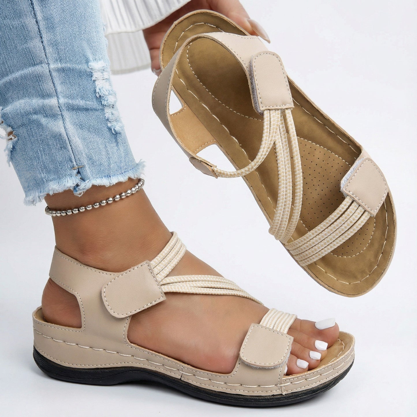 Juanita – Velcro Tabanlı Sandaletler