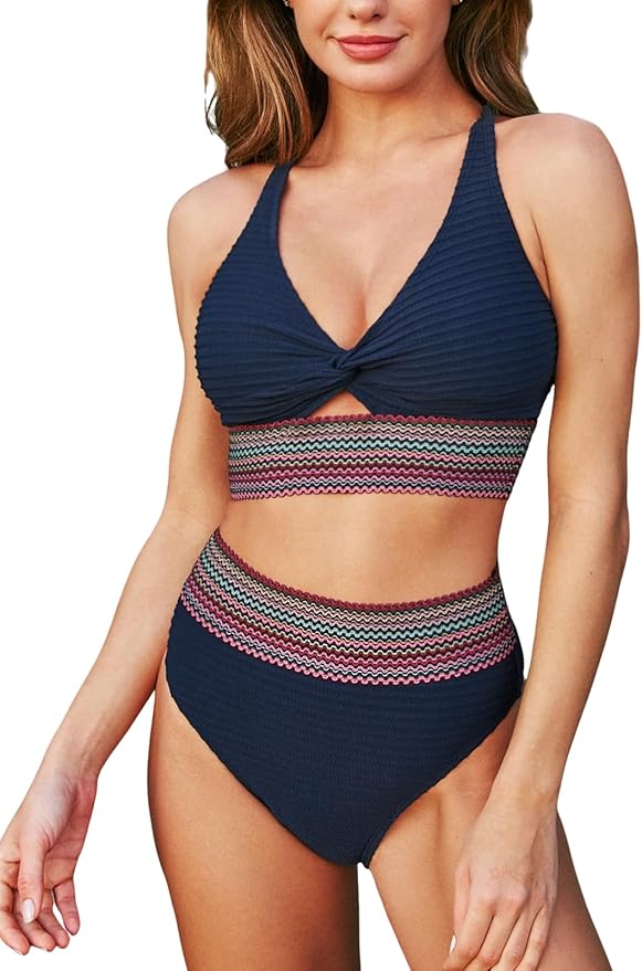 Nadine | Kontrast Şeritli Bikini