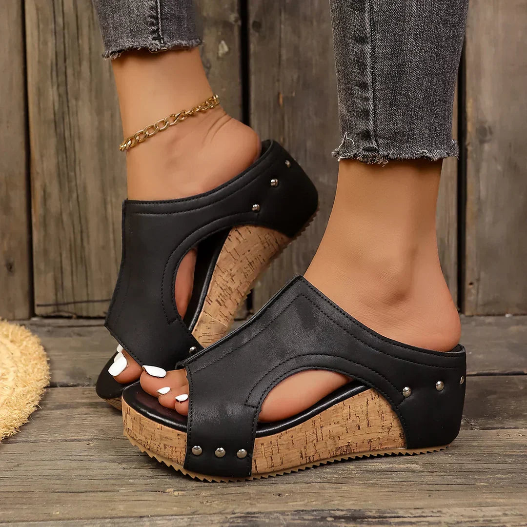 Sofia | Şık Platform Sandaletler