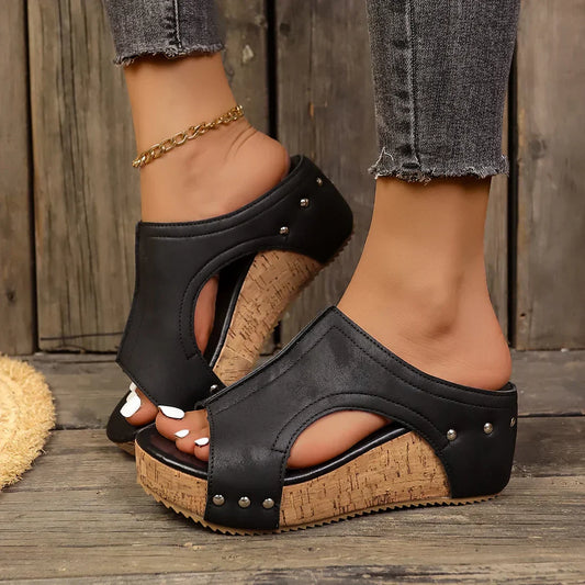 Sofia | Şık Platform Sandaletler