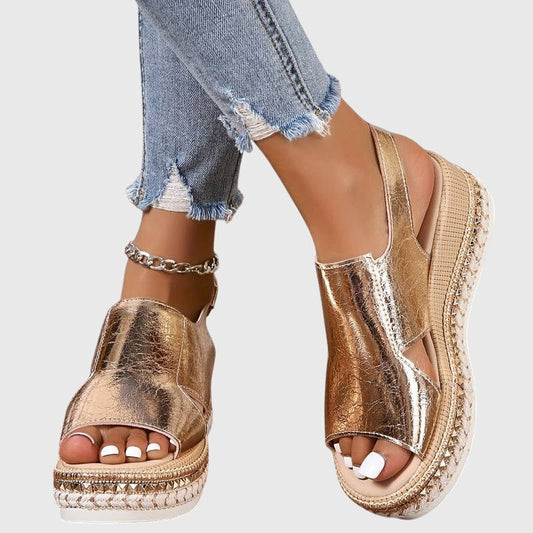 Veronica – Metalik Sandaletler