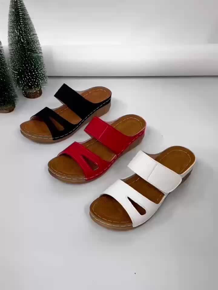 Zeytin | Günlük Platform Sandaletler