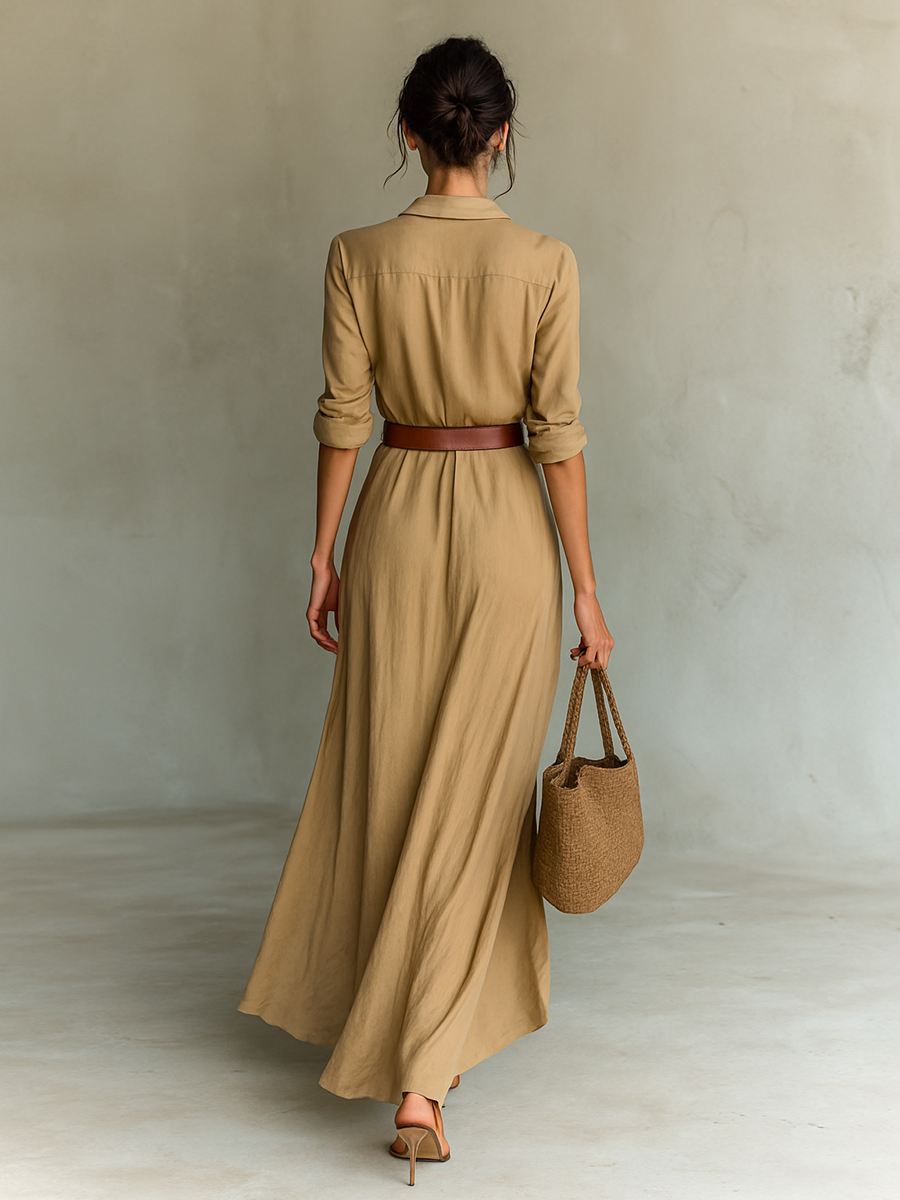 Savannah | Akışkan Maxi Elbise