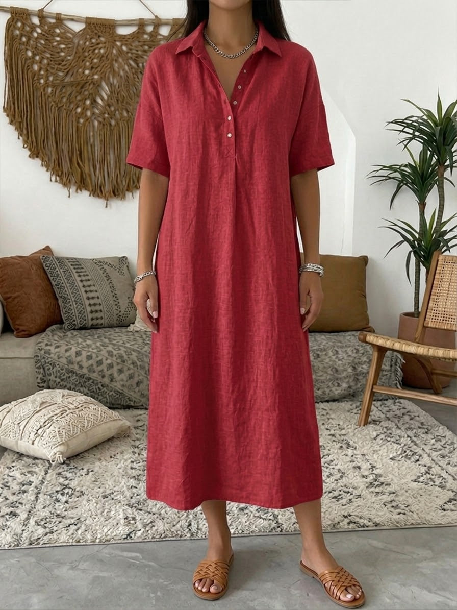 Fabienne | Midi Polo Dress