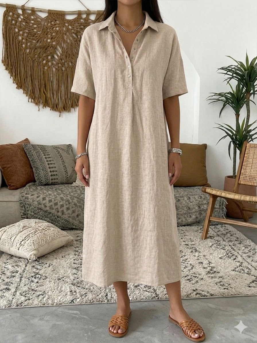Fabienne | Midi Polo Dress
